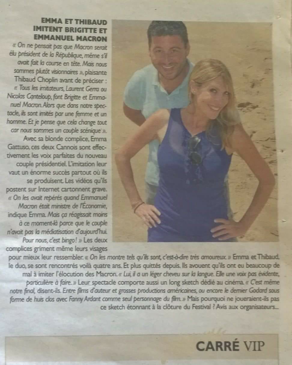 Les ImitaTueurs Emma Gattuso et Thibaud Choplin