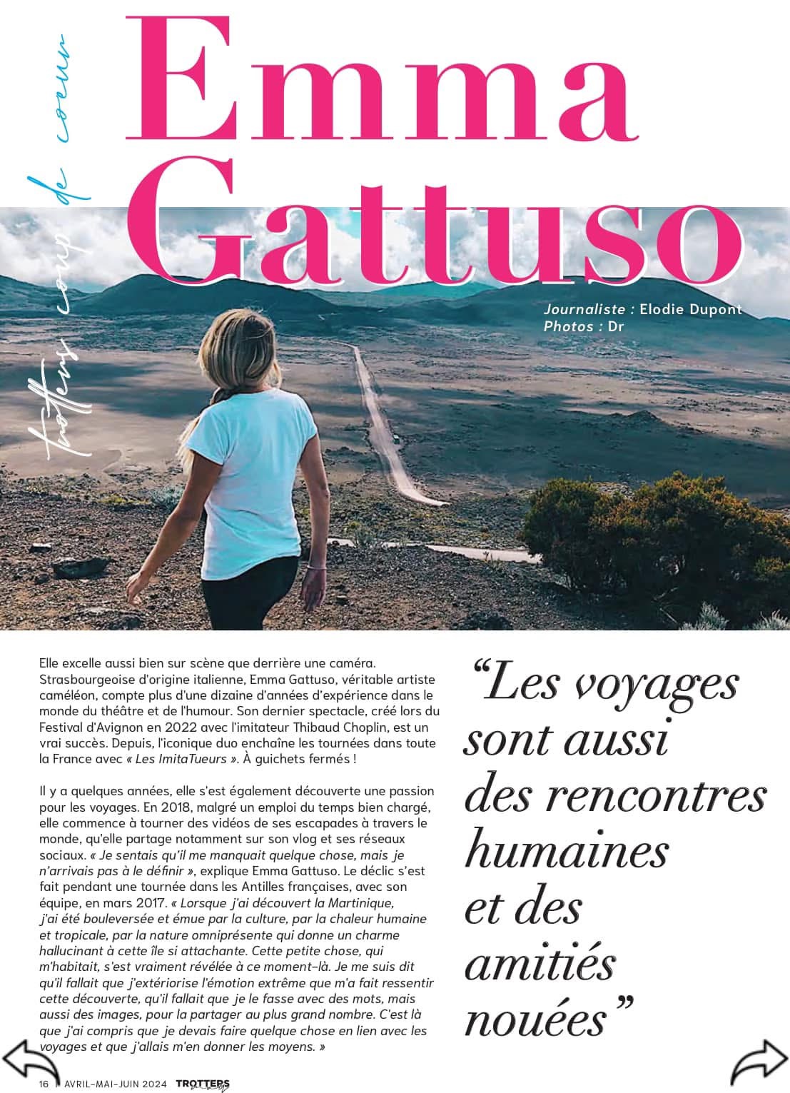 emma gattuso les imitatueurs thibaud choplin trotters tv